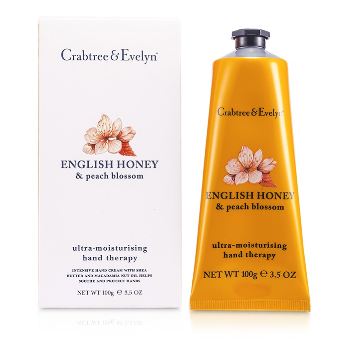 Crabtree & Evelyn English Honey & Peach Blossom Ultra-Moisturising Hand Therapy - Krim Tangan 100g/3.5ozProduct Thumbnail