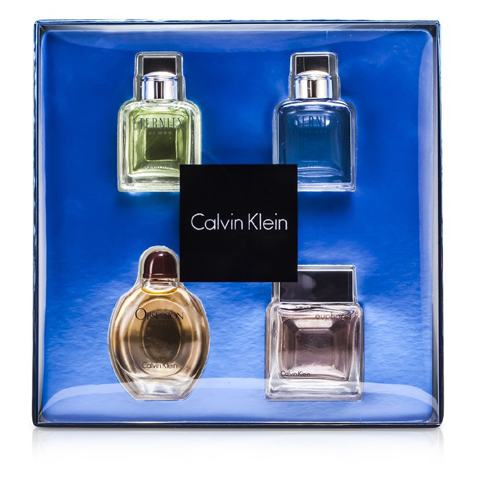 Calvin Klein Miniature Coffret: Eternity Men, Eternity Aqua Men, Obsession Men, Euphoria Men 4x15ml/0.5ozProduct Thumbnail