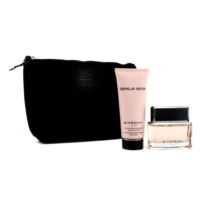 Givenchy Dahlia Noir Coffret: Eau De Parfum Spray 50ml/1.7oz + Body Milk 100ml/3.3oz + Black Pouch 2pcs+1pouchProduct Thumbnail
