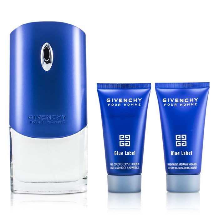 Givenchy Blue Label Set: Apă de Toaletă Spray 100ml/3.3oz + Gel de Duş + Balsam după Bărbierit 50ml/1.7oz 3pcsProduct Thumbnail