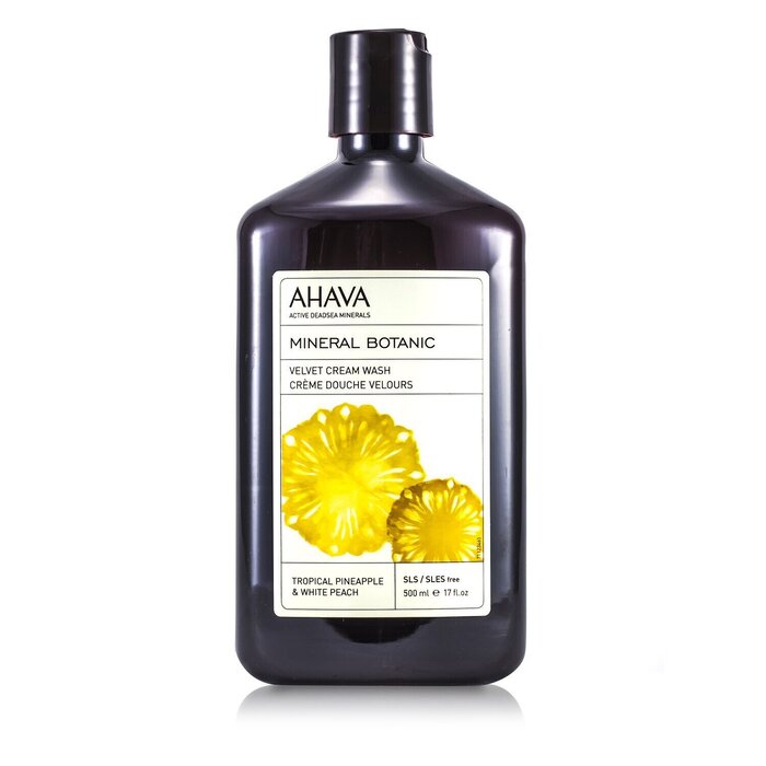 Ahava Krem do mycia ciała Mineral Botanic Velvet Cream Wash- tropikalny ananas i biała brzoskwinia 500ml/17ozProduct Thumbnail