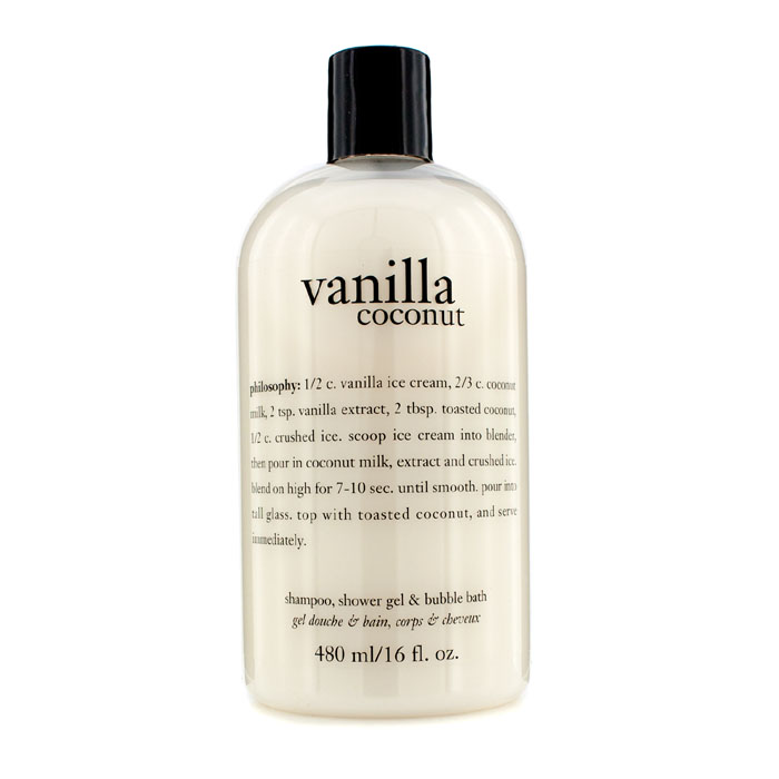 Philosophy Vanilla Coconut Shampoo, Shower Gel & Bubble Bath 480ml/16ozProduct Thumbnail