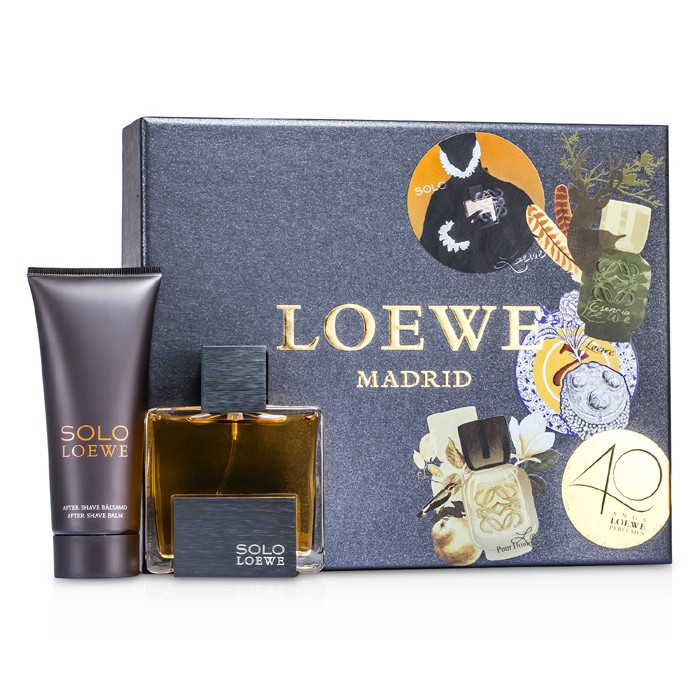 Loewe Solo Loewe Coffret: Eau De Toilette Spray 75ml/2.5oz + Bálsamo Para Después de Afeitar 100ml/3.4oz 2pcsProduct Thumbnail