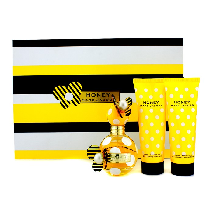 Marc Jacobs Honey Coffret: Eau De Parfum Spray 50ml/1.7oz + Body Lotion 75ml/2.5oz + Shower Gel 75ml/2.5oz 3pcsProduct Thumbnail