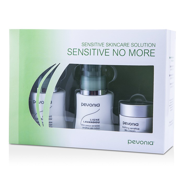페보니아 보타니카 Pevonia Botanica Sensitive No More Sensitive Skincare Solution: Cleanser 50ml/1.7oz+Lotion 50ml/1.7oz+Cream 20ml/0.7oz (Box Slightly Damaged) 3pcsProduct Thumbnail