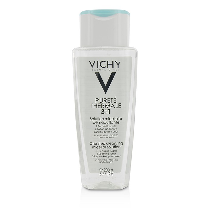Vichy Purete Thermale 3 In 1 Calming Cleansing Micellar Solution -תכשיר ניקוימרגיע 3-ב-1 לעור עיניים ועור רגישים 200ml/6.76ozProduct Thumbnail