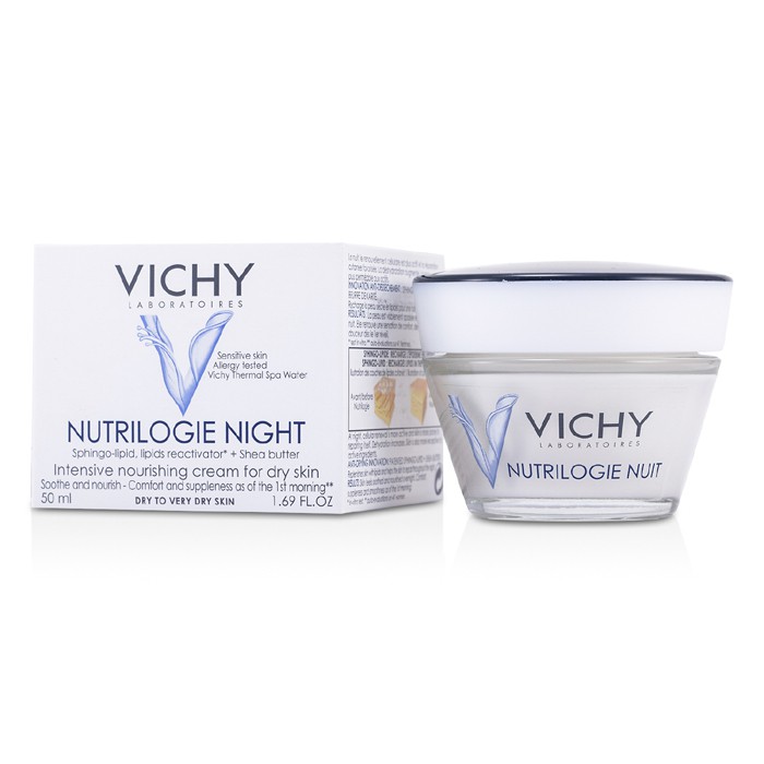 Vichy Nutrilogie Night Intensive Nourishing Cream (For Dry Skin) 50ml/1.69ozProduct Thumbnail