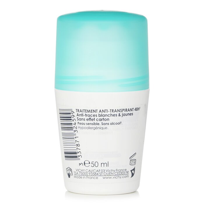 Vichy 48Hr Anti-Perspirant Roll-On - No White Marks & Yellow Stains (For Sensitive Skin) 50ml/1.69ozProduct Thumbnail