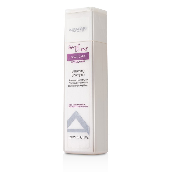 AlfaParf Semi Di Lino Scalp Care Balancing Shampoo – שמפו מאזן זרעי פשתן – עבור שיער שמן 250ml/8.45ozProduct Thumbnail