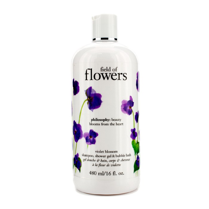 Philosophy Field Of Flowers Violet Blossom Shampoo, Shower Gel & Bubble Bath 480ml/16ozProduct Thumbnail