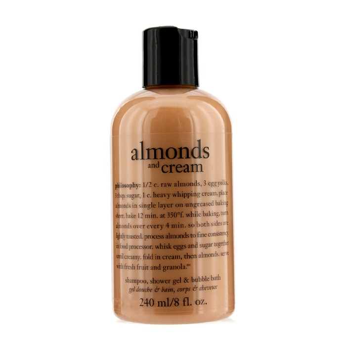 Philosophy Almonds And Cream Shampoo, Shower Gel & Bubble Bath 240ml/8ozProduct Thumbnail