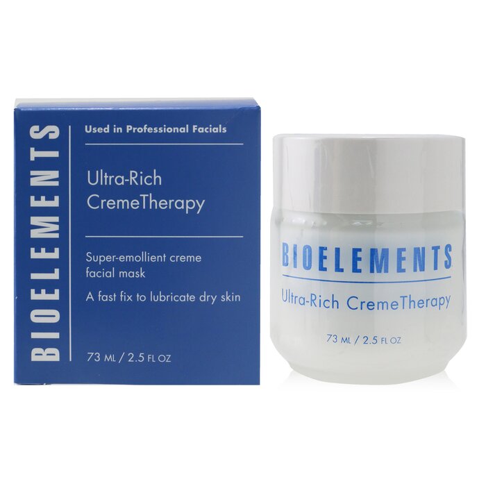 Bioelements Ultra-Rich Creme Therapy - Super-Emollient Creme Facial Mask (Produk Salon, Untuk Kulit Sangat Kering, Kulit Kering) - Masker Wajah 73ml/2.5ozProduct Thumbnail