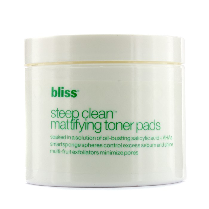 Bliss Steep Clean Mattifying Toner Pads (Unboxed) 50padsProduct Thumbnail