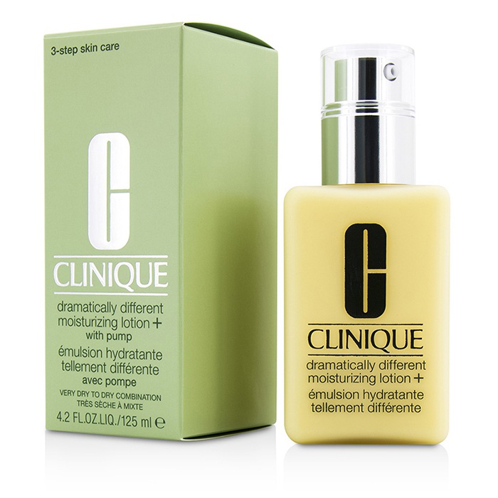 Clinique Dramatically Different Moisturizing Lotion+ - For Very Dry to Dry Combination Skin (With Pump) 125ml/4.2ozProduct Thumbnail