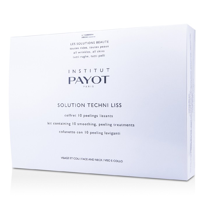 Payot Solution Techni Liss- Tratamente de Catifelare şi Exfoliere Pentru Faţă şi Gât (Produs Profesional) 10treatmentsProduct Thumbnail