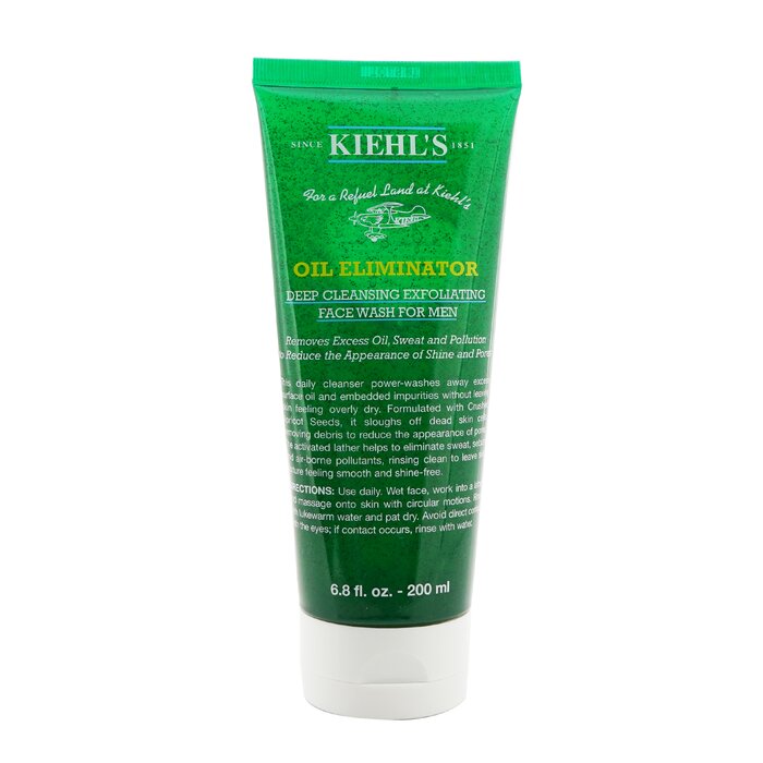 Kiehl's Men's Oil Eliminator Jabón Facial Exfoliante Limpiador Profundo 200ml/6.8ozProduct Thumbnail