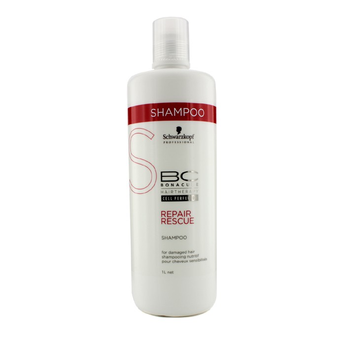 Schwarzkopf Szampon do włosów zniszczonych BC Repair Rescue Shampoo - For Damaged Hair (nowe opakowanie) 1000ml/33.8ozProduct Thumbnail