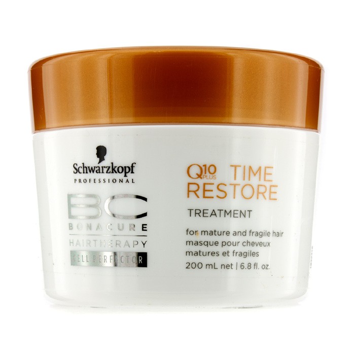 Schwarzkopf BC Time Restore Q10 Plus Омолаживающее Средство - для Зрелых и Ломких Волос 200ml/6.8ozProduct Thumbnail
