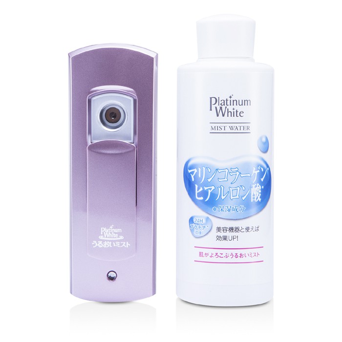 YA-MAN Platinum White Uruoi Mist With Mist Water – Luxusná sada pre rozprašovanie pleťovej vody – Metallic Pink (ružová) 6pcsProduct Thumbnail