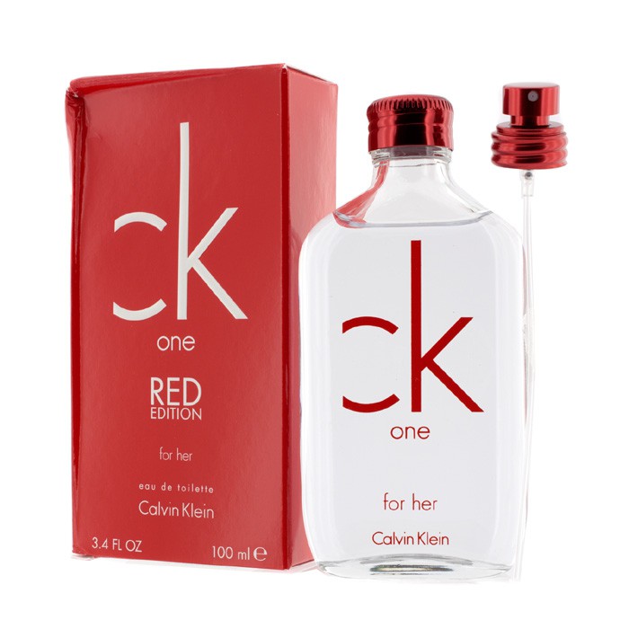 Calvin Klein CK One Red Edition For Her Eau De Toilette Spray (Box Slight Damaged) 100ml/3.4ozProduct Thumbnail
