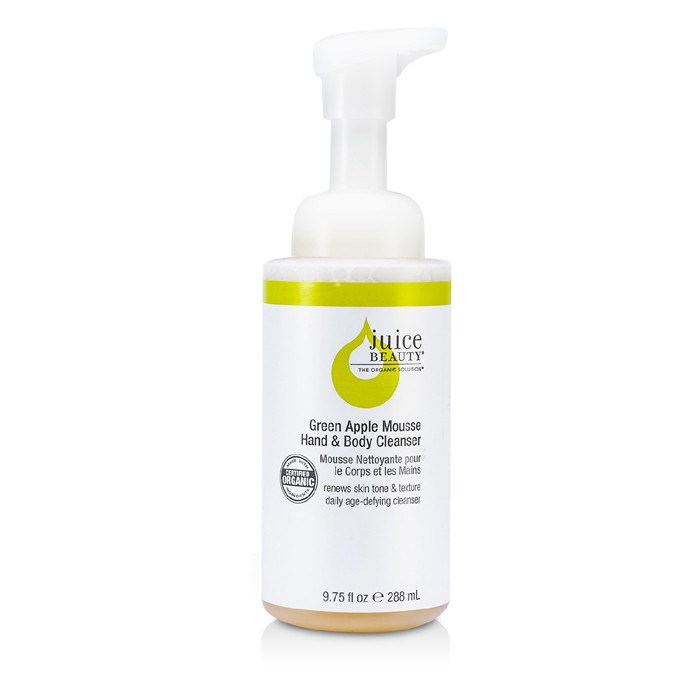 Juice Beauty ทำความสะอาดมือและผิวกาย Green Apple Mousse Hand & Body Cleanser (วันที่หมดอายุ 05/2015) 288ml/9.75ozProduct Thumbnail