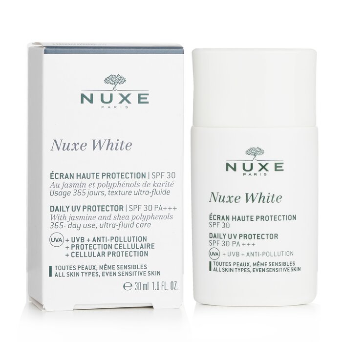 Nuxe Nuxe White Protector Zilnic UV SPF 30 (Pentru Toate Tipurile de Piele şi Piele Sensibilă) 30ml/1ozProduct Thumbnail
