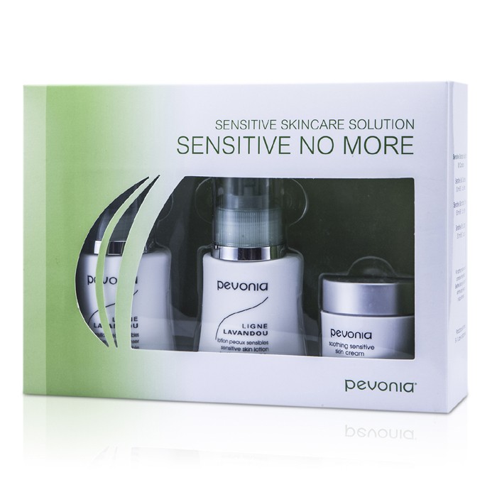 Pevonia Botanica Sensitive Skincare Solution Sensitive No More: Demachiant 50ml/1.7oz+Loţiune50ml/1.7oz+Cremă 20ml/0.7oz 3pcsProduct Thumbnail