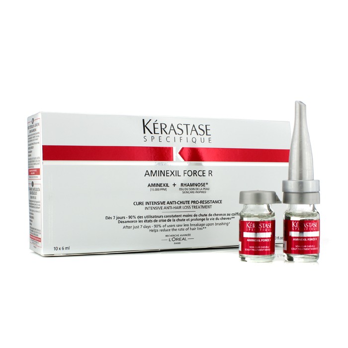 Kerastase Specifique Aminexil Force R Tratamiento Anti Caída de Cabello Intensivo 10x6ml/0.2ozProduct Thumbnail