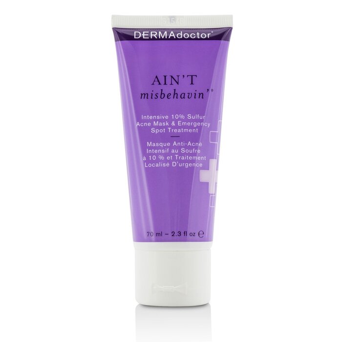 DERMAdoctor Ain't Misbehavin' Intensive Skin Clarifying Sulfur Acne Mask 70ml/2.3ozProduct Thumbnail