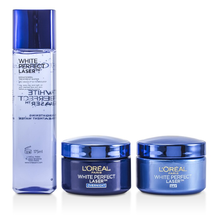 L'Oreal White Perfect Laser Programme: Treatment Water 175ml + Day Cream 50ml + Overnight Treatment 50ml 621 3pcsProduct Thumbnail