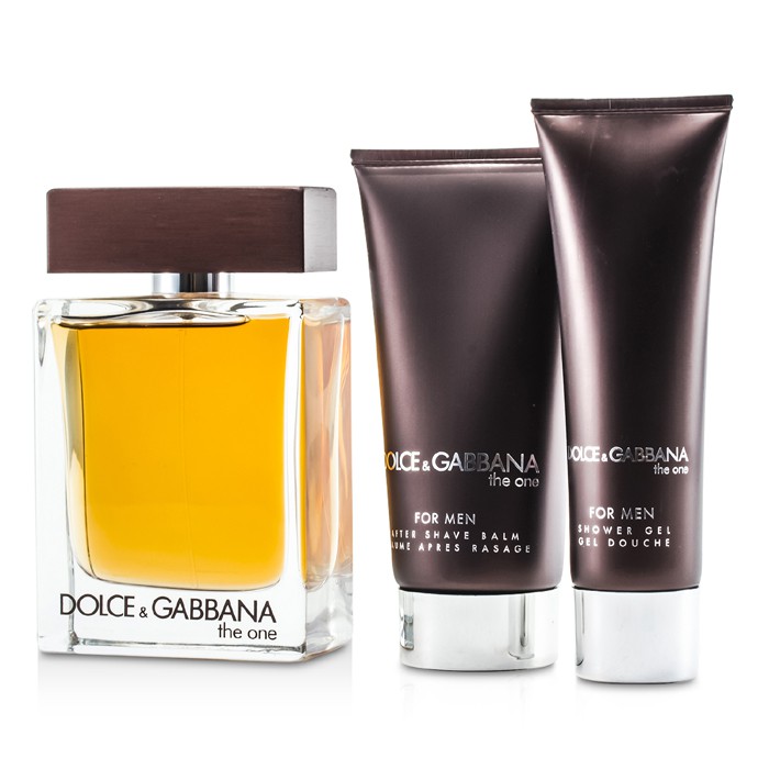 Dolce & Gabbana The One Coffret: Eau De Toilette Spray 100ml/3.3oz + Bálsmo Para Después de Afeitar 75ml/2.5oz + Gel de Ducha 50ml/1.6oz 3pcsProduct Thumbnail