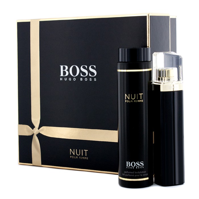 Hugo Boss ชุด Boss Nuit Pour Femme Coffret: สเปรย์น้ำหอม EDP 75ml/2.5oz + โลชั่นทาผิวกาย 200ml/6.7oz 2ชิ้นProduct Thumbnail