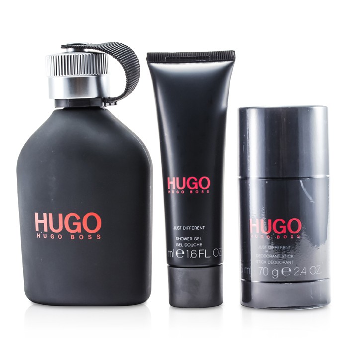 Hugo Boss Hugo Just Different Жинағы: Иіссу Спрей 150мл/5унц + Дезодорант Стик 75мл/2.4унц + Душ Гелі 50мл/1.6унц 3pcsProduct Thumbnail