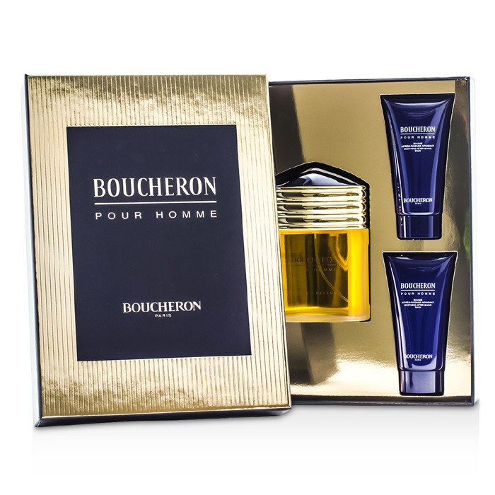 Boucheron Boucheron Coffret: Eau De Parfum Spray 100ml/3.3oz + 2x Bálsamo Calmante Para Después de Afeitar 50ml/1.6oz 3pcsProduct Thumbnail