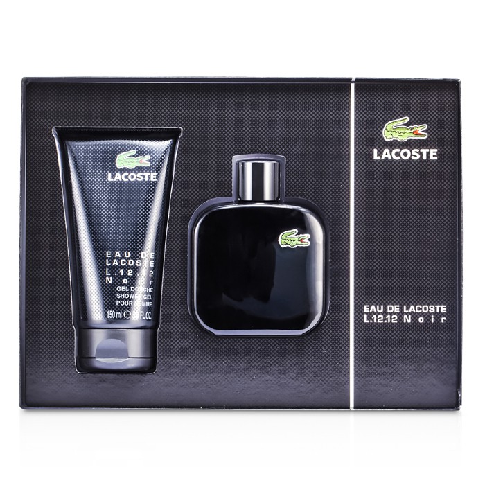 Lacoste Eau De Lacoste L.12.12 Noir Coffret: Eau De Toilette Spray 100ml/3.3oz + Gel de Ducha 150ml/5oz 2pcsProduct Thumbnail