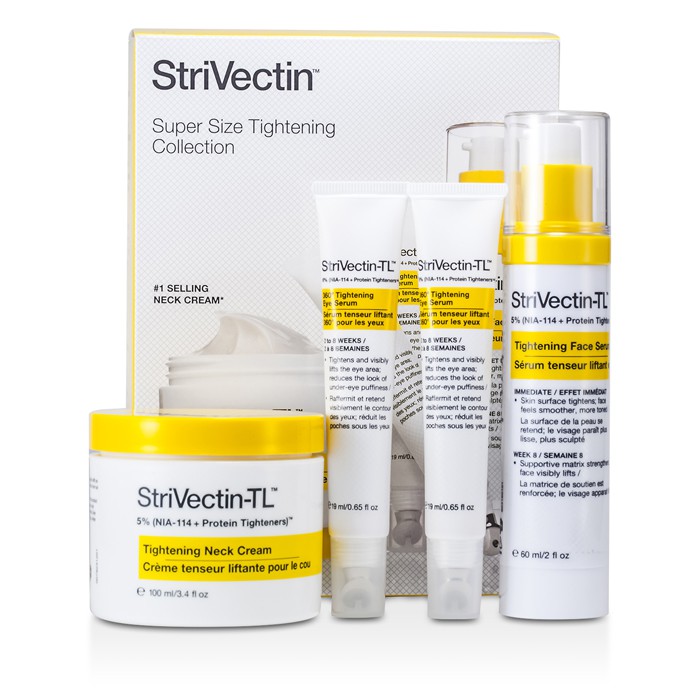 StriVectin StriVectin Super Size Tightening Collection: Neck Cream 100ml + Face Serum 60ml + 2x Eye Serum 19ml 4pcsProduct Thumbnail