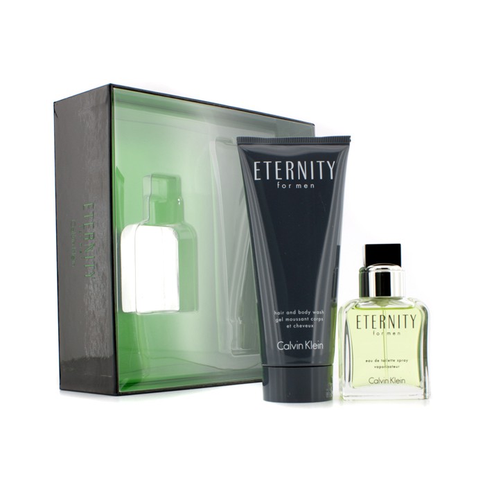 Calvin Klein Eternity Комплект: Тоалетна Вода Спрей 30мл + Душ Гел за Коса и Тяло 100мл 2pcsProduct Thumbnail