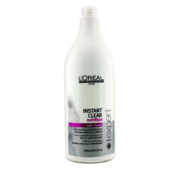 L'Oreal Professionnel Expert Serie - Instant Clear Nutritive Anti-Dandruff Shampoo (For Dry or Coloured Hair) 1500ml/50.7ozProduct Thumbnail