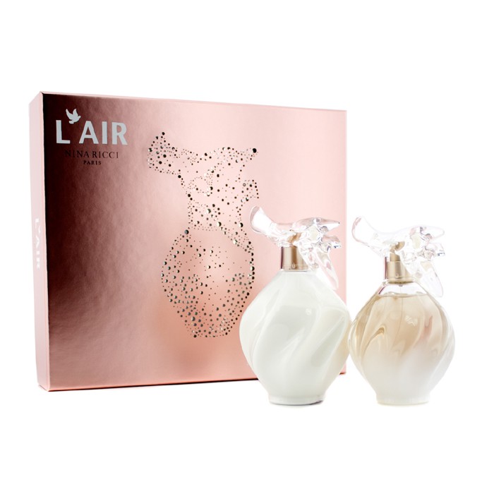 Nina Ricci L'Air Set: Apă de Parfum Spray 100ml/3.4oz + Silky Loţiune de Corp 200ml/6.7oz 2pcsProduct Thumbnail