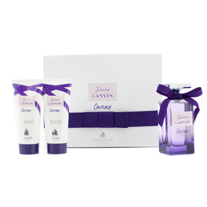Lanvin Jeanne Lanvin Couture Set: Apă de Parfum Spray 100ml/3.4oz + Loţiune de Corp 100ml/3.3oz + Gel de Duş 100ml/3.3oz 3pcsProduct Thumbnail