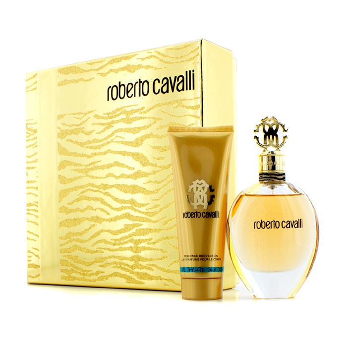 Roberto Cavalli Roberto Cavalli (New) Coffret: Eau De Parfum Spray 75ml/2.5oz + Body Lotion 75ml/2.5oz (Gold Box) 2pcsProduct Thumbnail