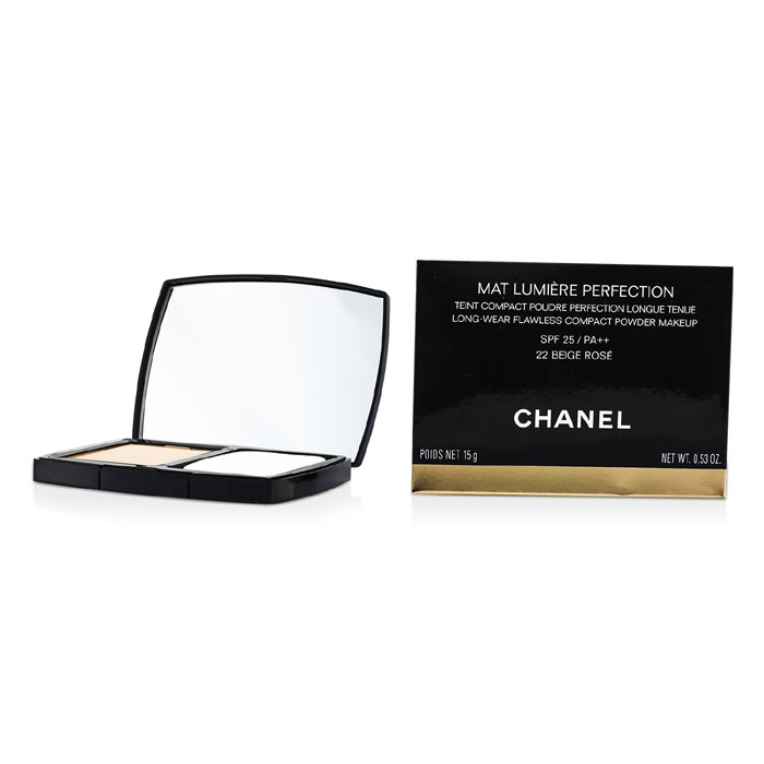 Chanel คอมแพ็คแป้งรองพื้น Mat Lumiere Perfection Long Wear Flawless SPF25 15g/0.53ozProduct Thumbnail