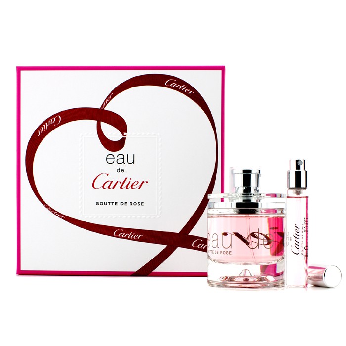 Cartier Eau De Cartier Goutte De Rose Coffret: Eau De Toilette Spray 50ml/1.6oz + Eau De Toilette Spray 9ml/0.3oz 2pcsProduct Thumbnail