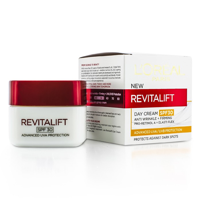 L'Oreal Revitalift Day SPF 30 (Anti Wrinkle + Firming) A7289940 50ml/1.7ozProduct Thumbnail