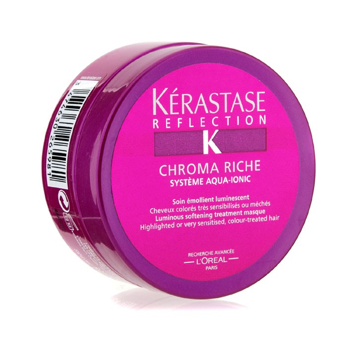 Kerastase Reflection Chroma Riche Luminous Softening Treatment Masque (For Highlighted or Very Sensitised, Color-Treated Hair) 75ml/2.55ozProduct Thumbnail