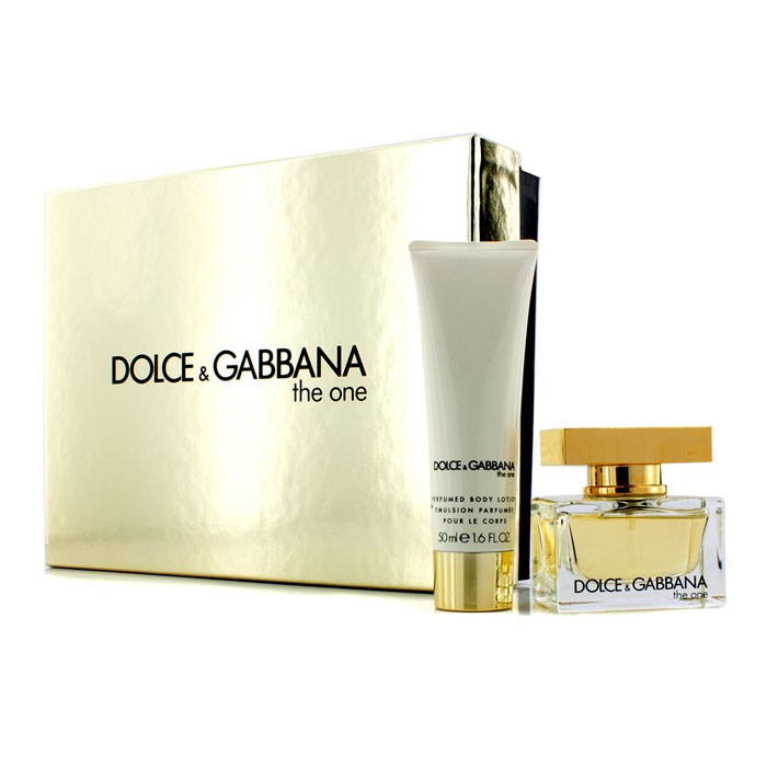 Dolce & Gabbana The One ყუთი: სუნამოს წყალი სპრეი30მლ/1უნც. + ტანის ლოსიონი 50მლ/1.6უნც. 2pcsProduct Thumbnail