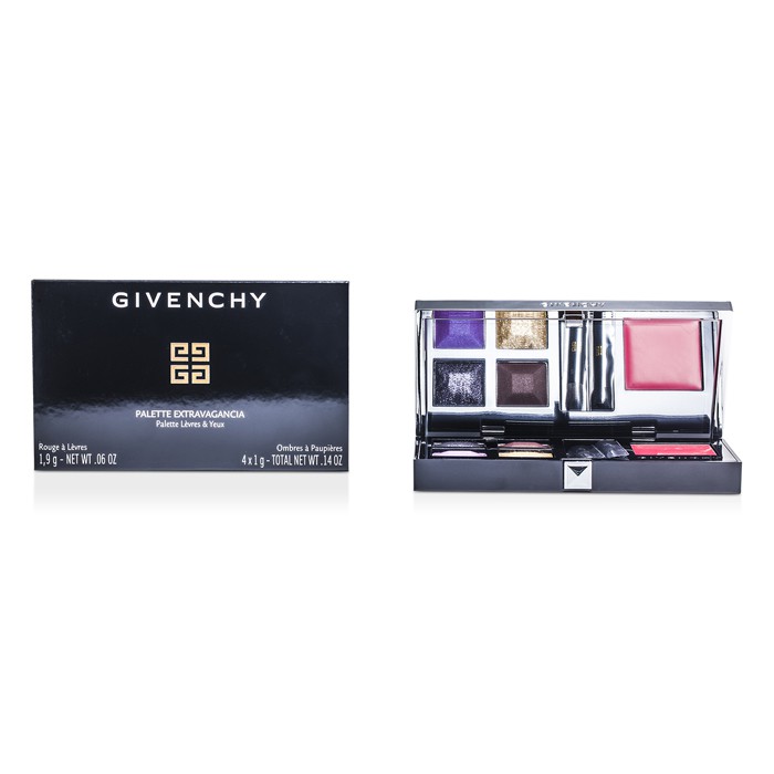 Givenchy Palette Extravagancia Lip & Eye (4xEyeshadow, 1xLipstick, 2xApplicator) Picture ColorProduct Thumbnail
