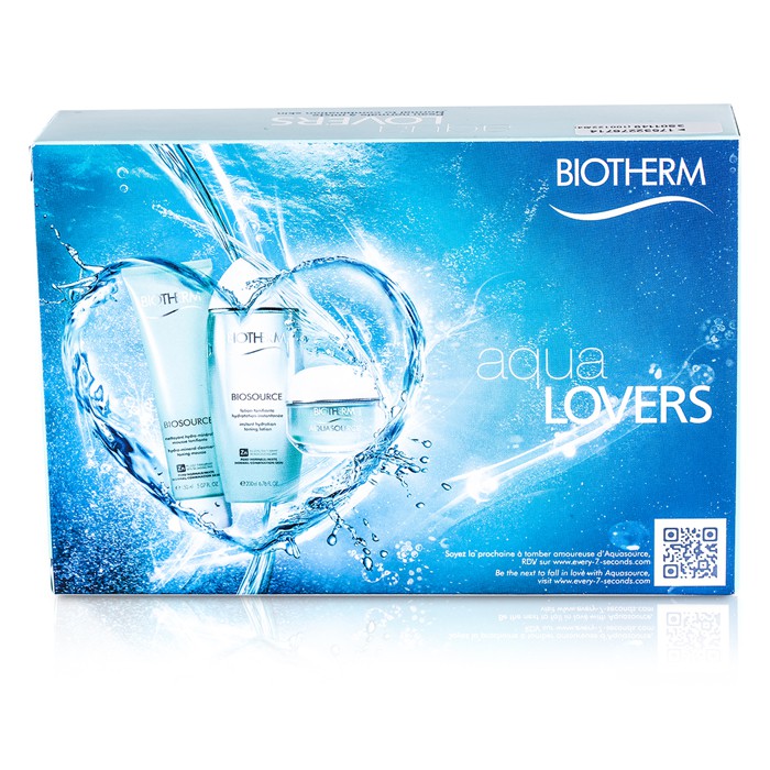 Biotherm Aquasource Aqualover Starter مجموعة: سيرم 7مل + لوشن 30مل + جل 20مل + حليب الجسم 10مل 4pcsProduct Thumbnail
