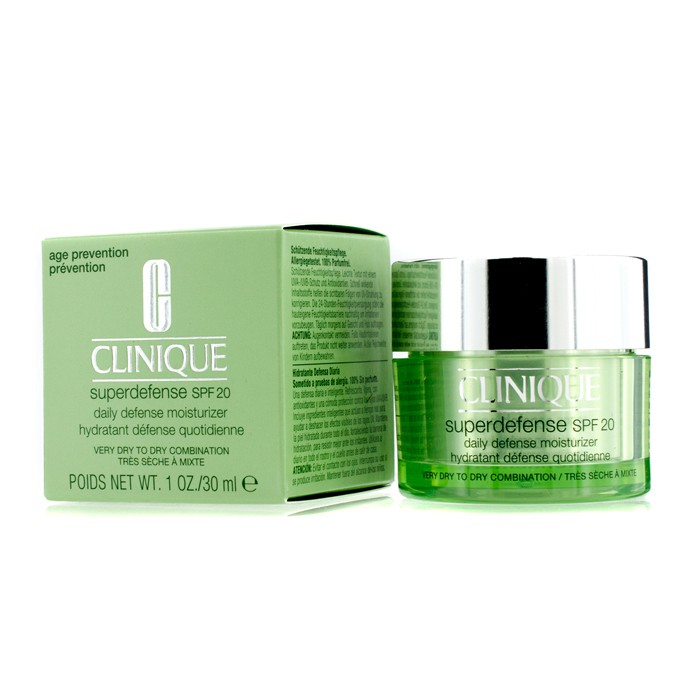 Clinique 倩碧 Superdefense Daily Defense Moisturizer SPF 20 (Very Dry to Dry Combination) 30ml/1ozProduct Thumbnail