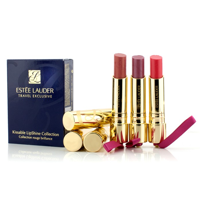 Estee Lauder ชุดลิปไชน์ Kissable Lipshine Collection ( 3x4g/0.14ozProduct Thumbnail